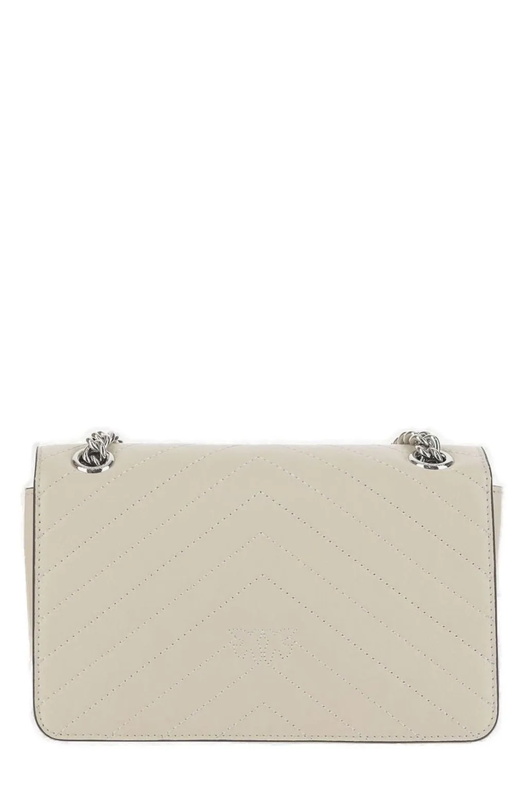 Pinko Love Birds Quilted Shoulder Bag