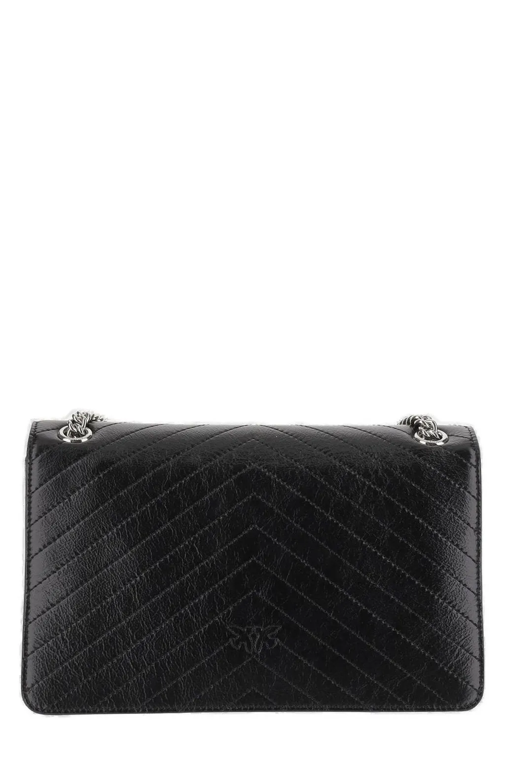 Pinko Love Birds Foldover Top Shoulder Bag