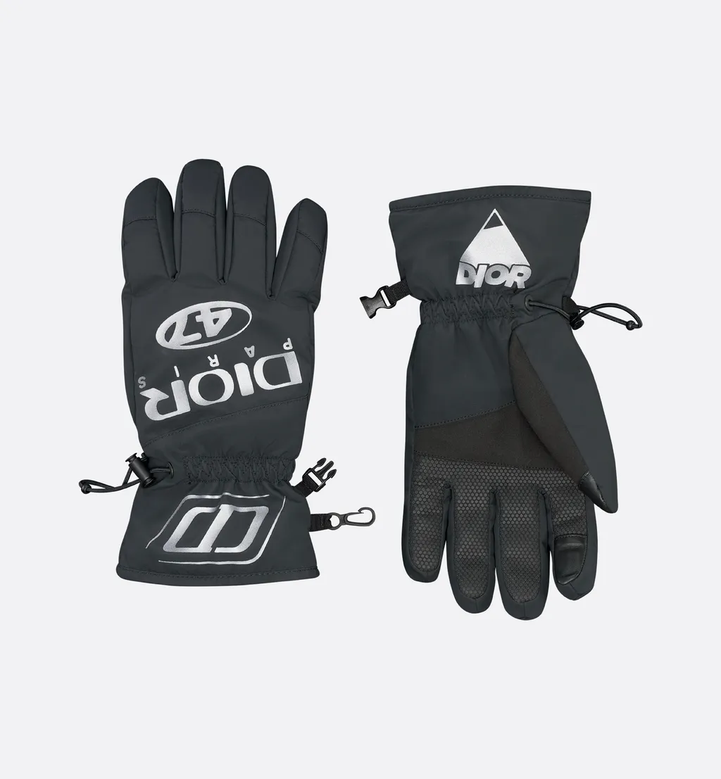 Dior And Descente Ski Gloves