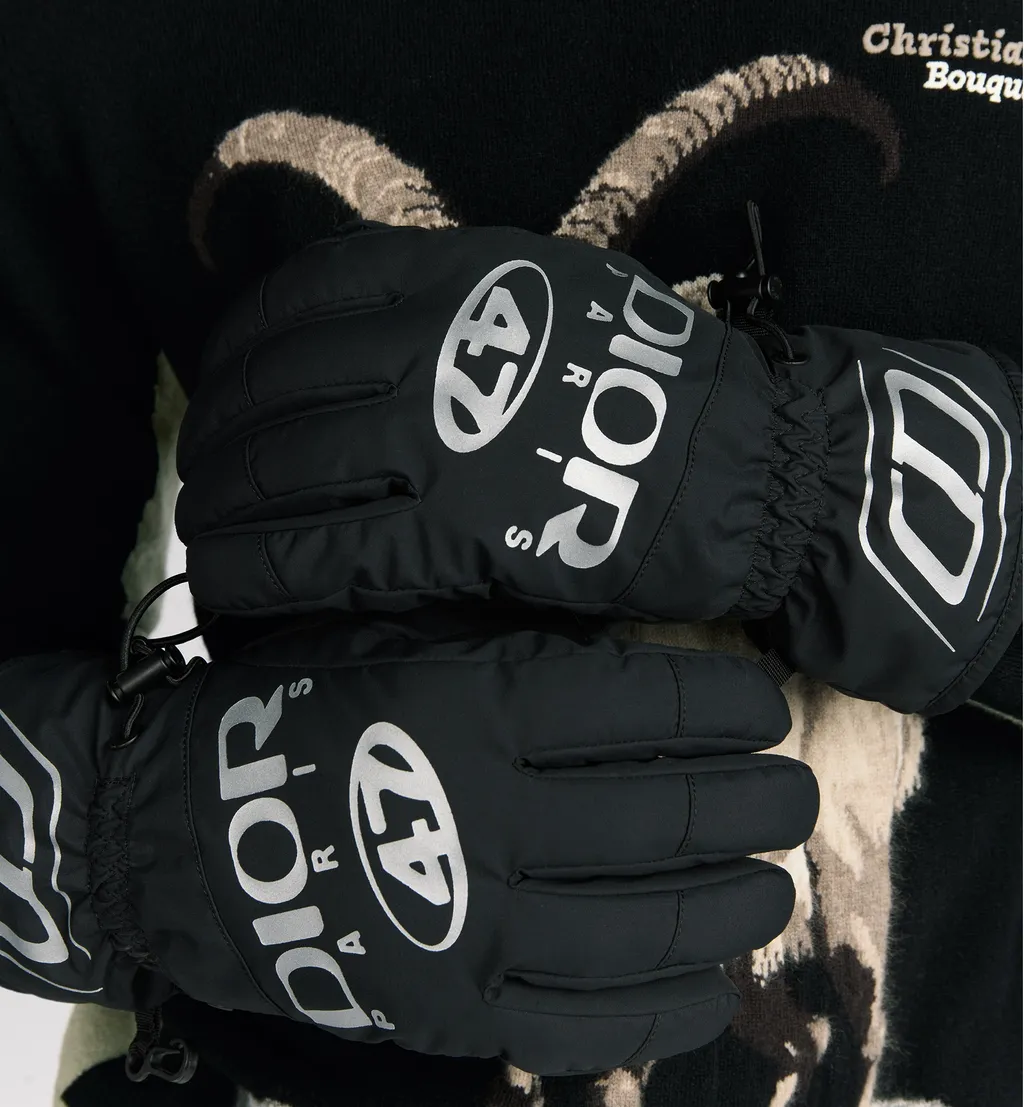 Dior And Descente Ski Gloves