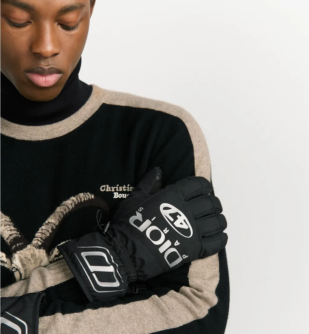Dior And Descente Ski Gloves