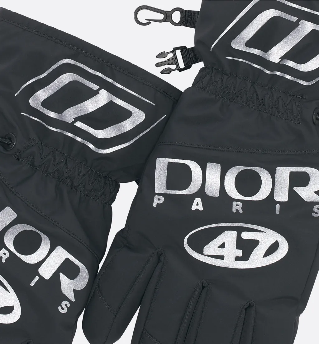 Dior And Descente Ski Gloves