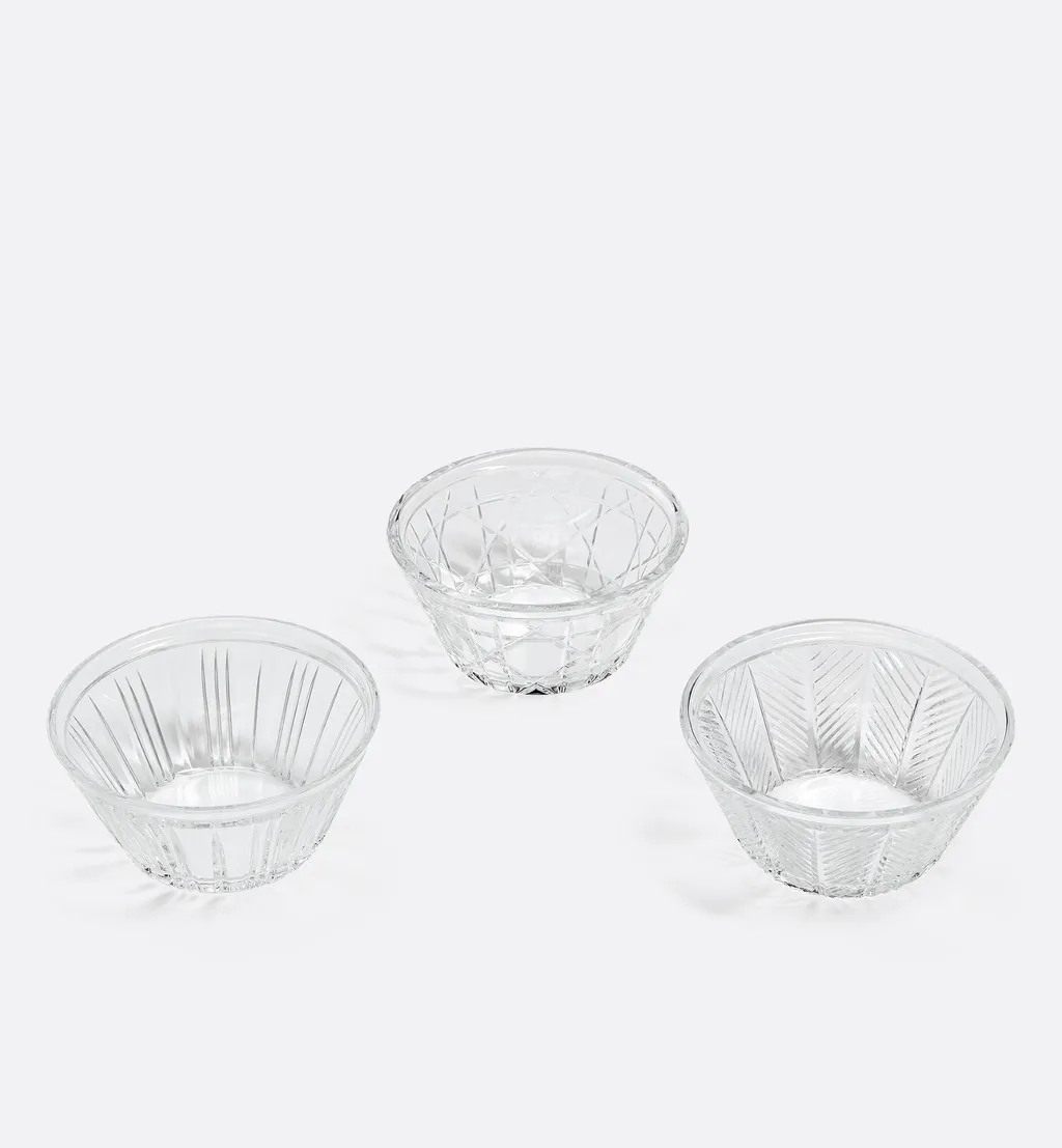 Set Of Three Ice Cream Bowls