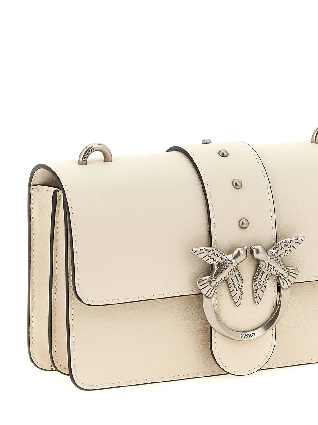 Pinko Love Birds Chain-Linked Shoulder Bag
