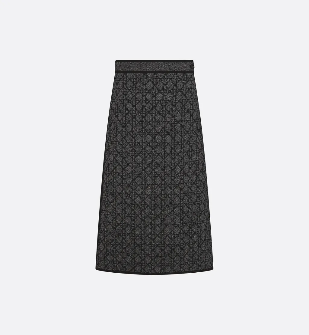 Mid-Length Macrocannage Skirt