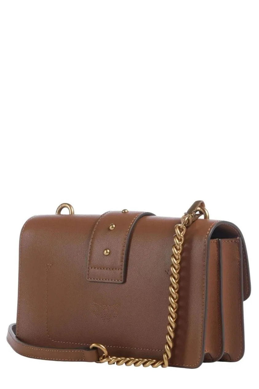 Pinko Love Birds Chain-Linked Shoulder Bag