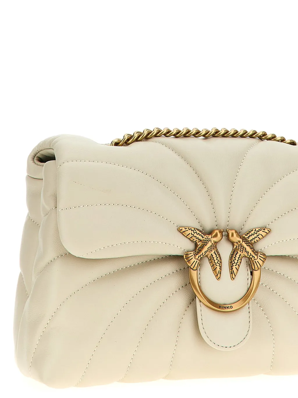 Pinko Love Puff Large Butterfly Quilted Crossbody Bag