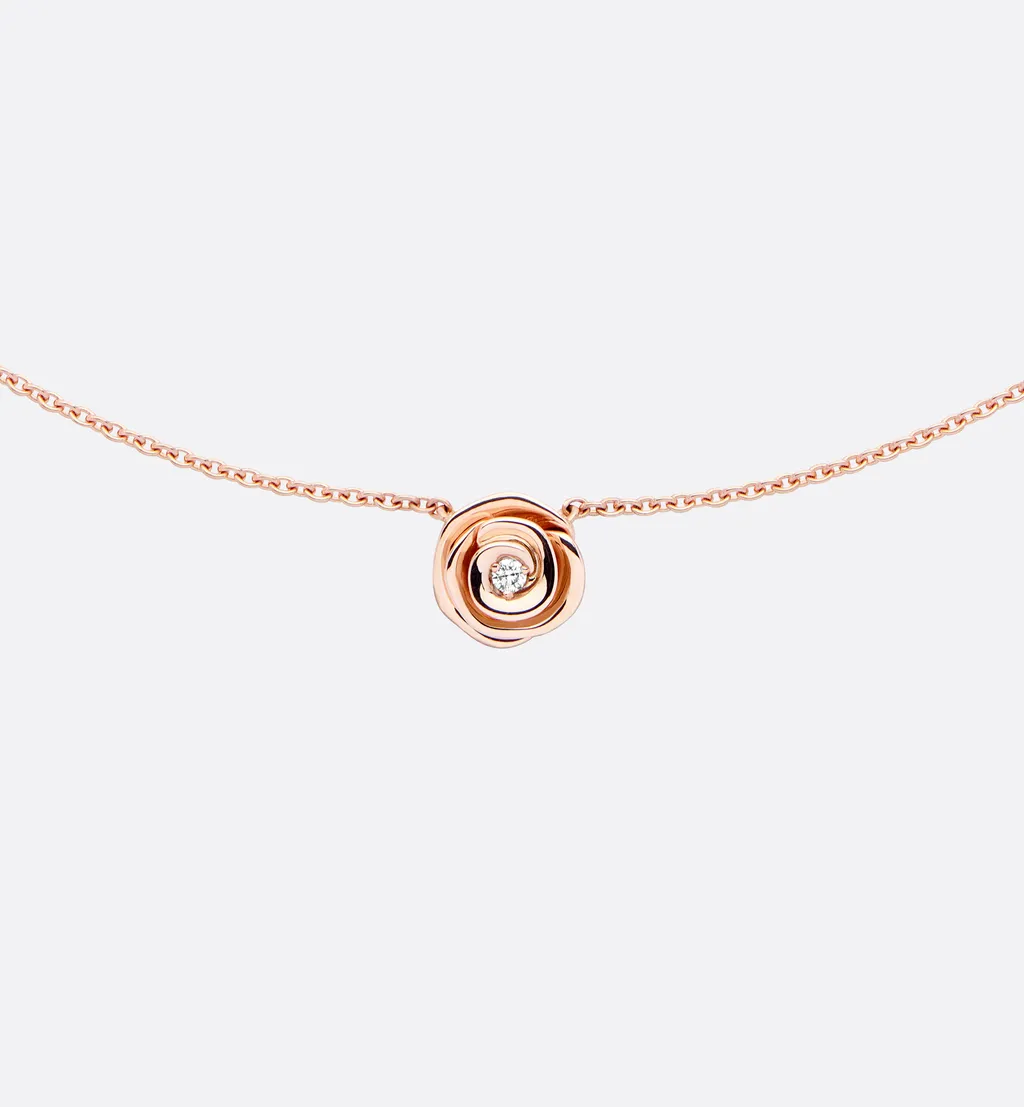 Small Rose Dior Couture Necklace