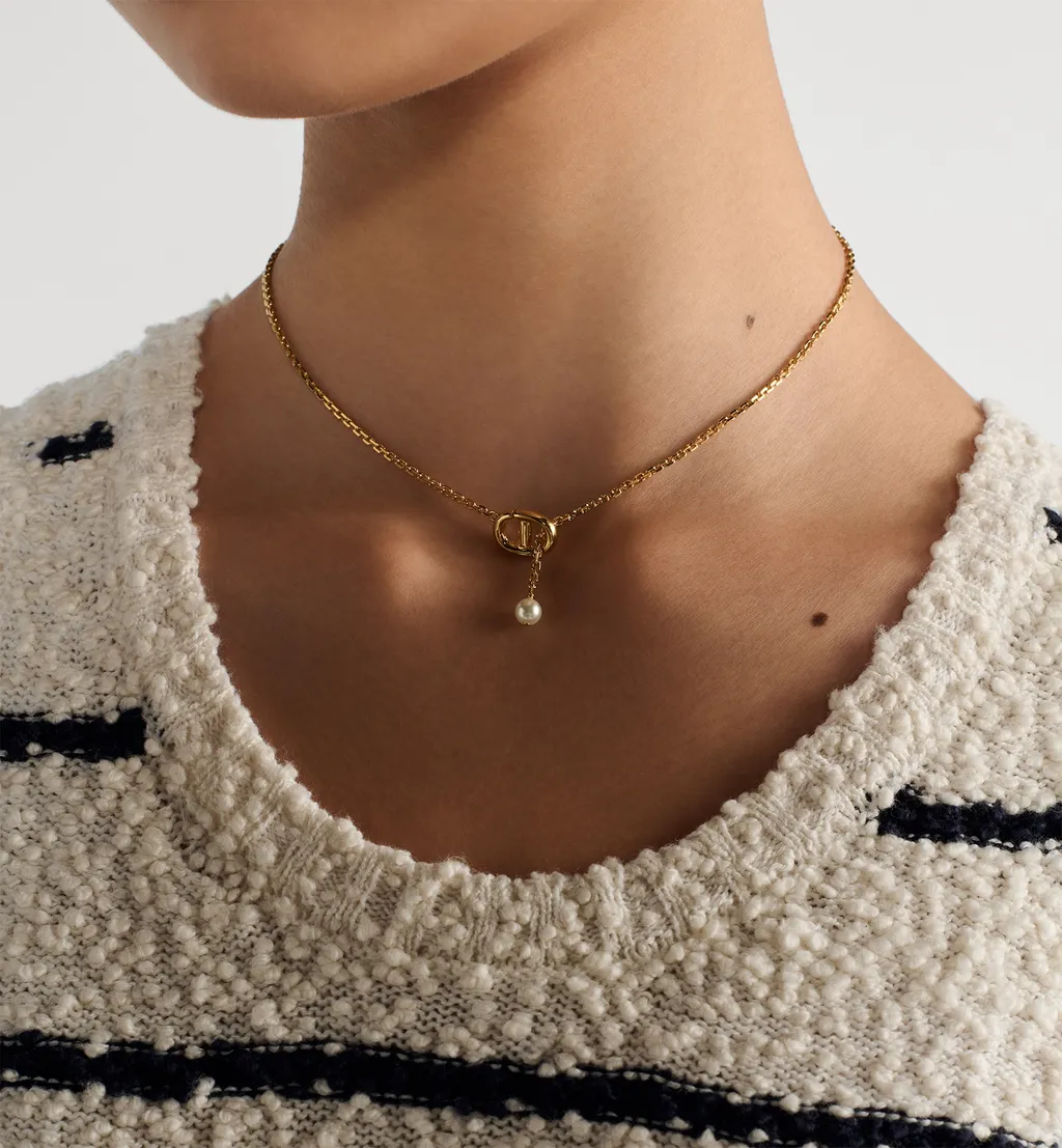 Cd Navy Necklace