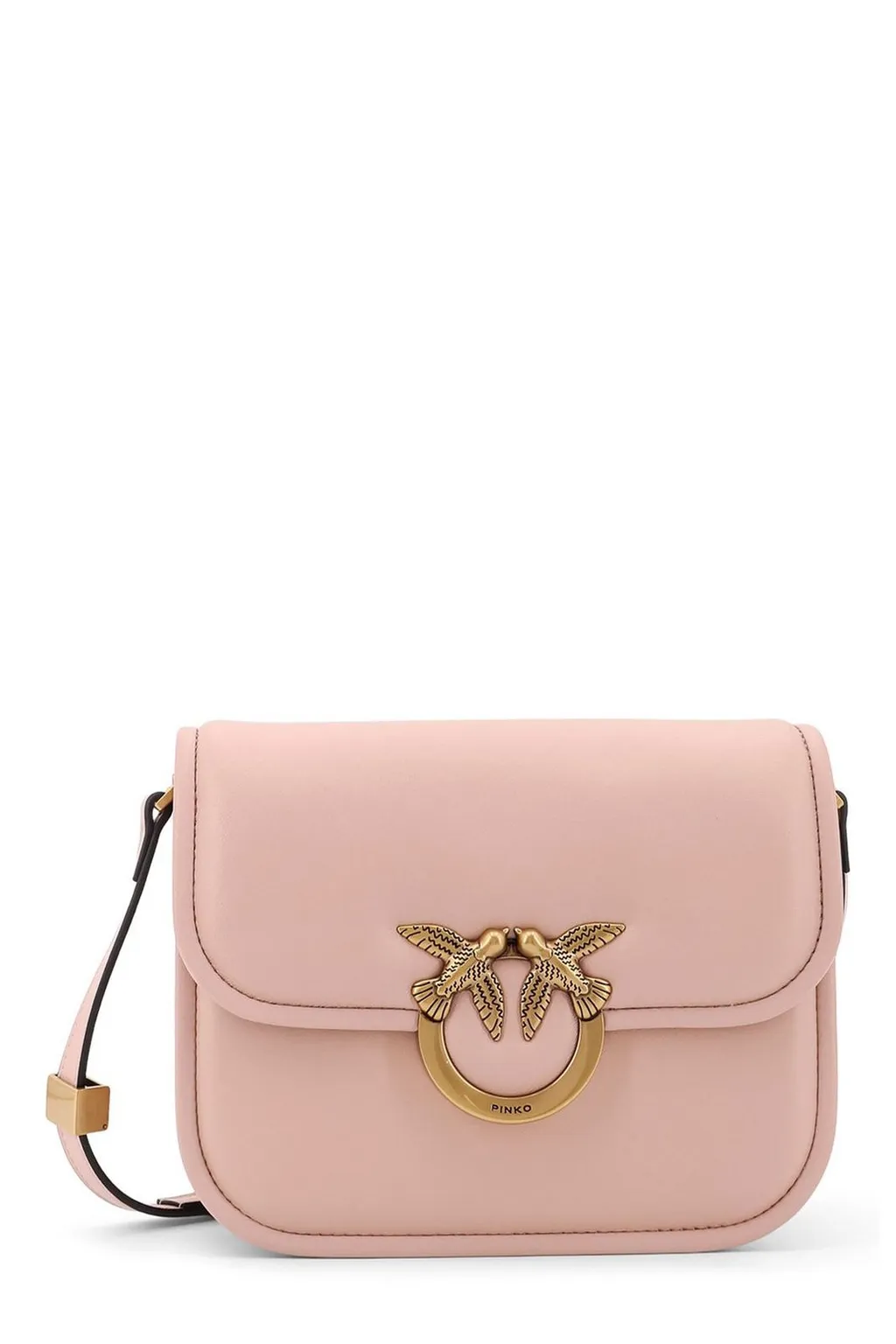 Pinko Love Birds Foldover-Top Shoulder Bag