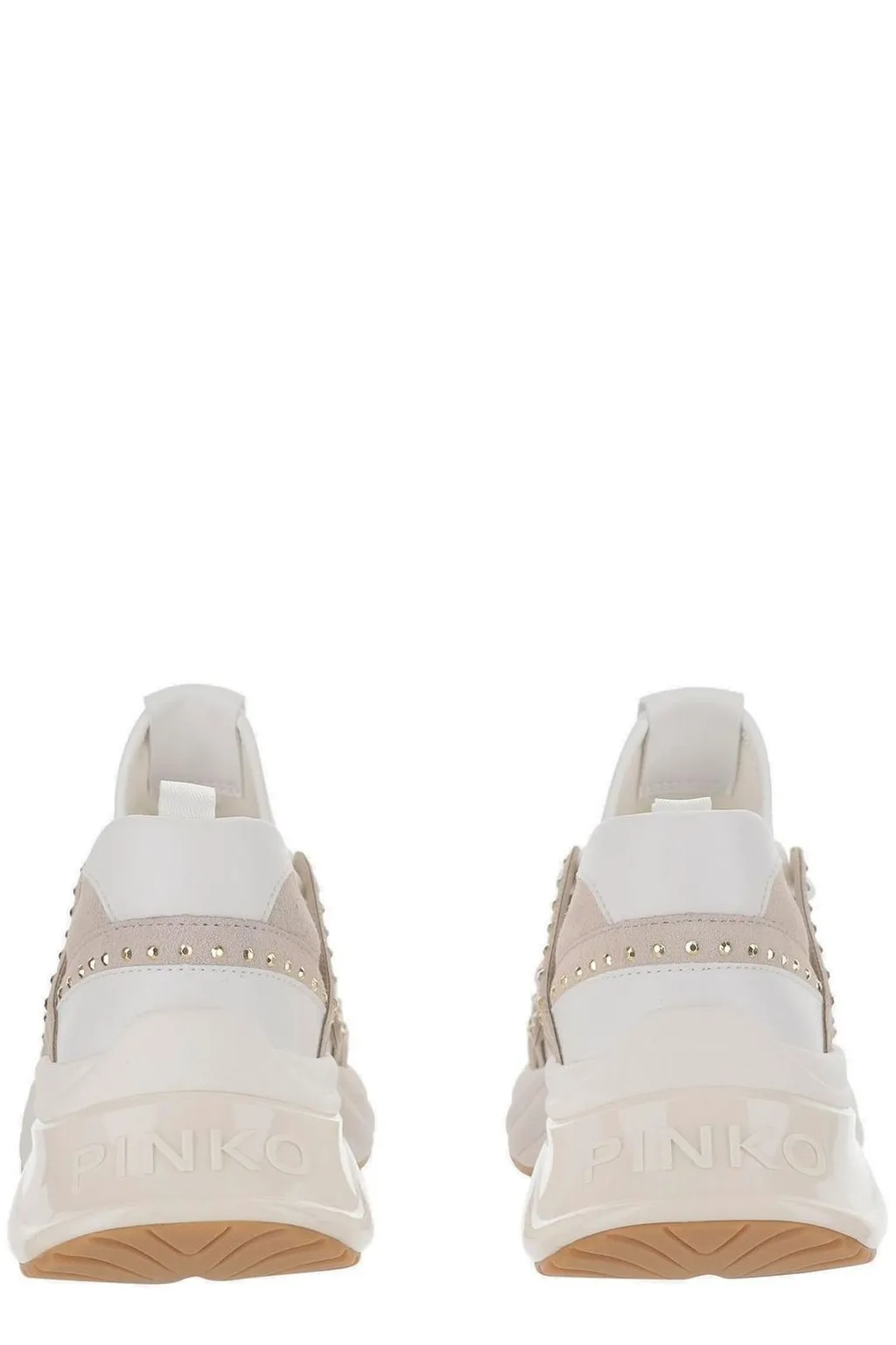 Pinko Ariel Embellished Lace-Up Sneakers