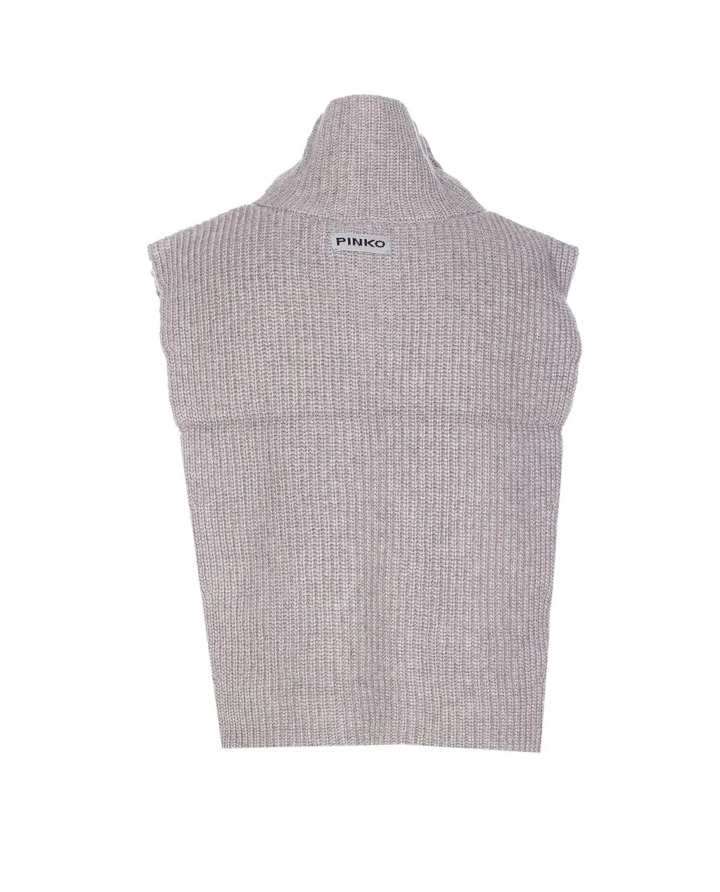 Pinko Half-Zip High-Neck Knitted Warmer