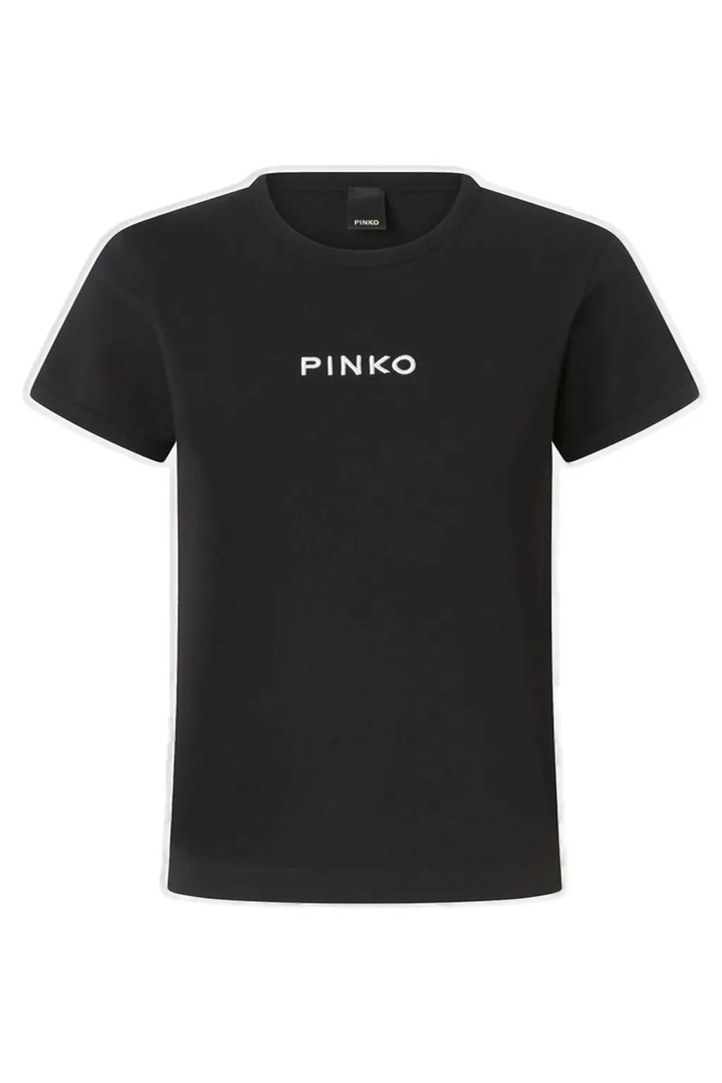 Pinko Intenso Logo Embroidered Short-Sleeved T-Shirt
