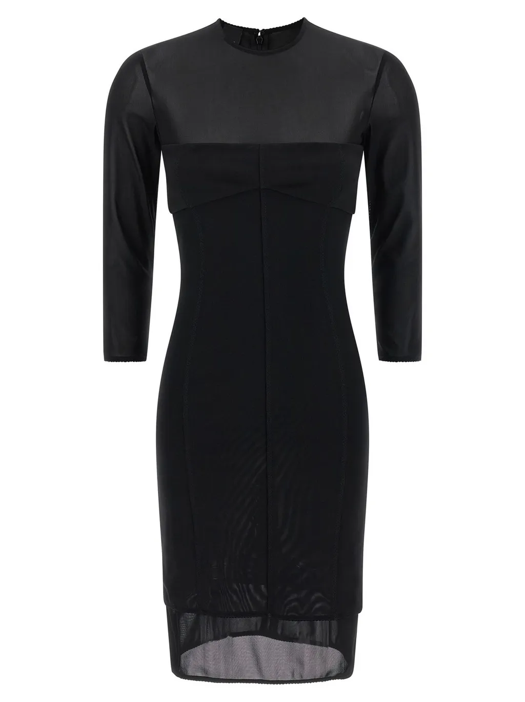 Pinko Giostra Semi-Sheer Midi Dress
