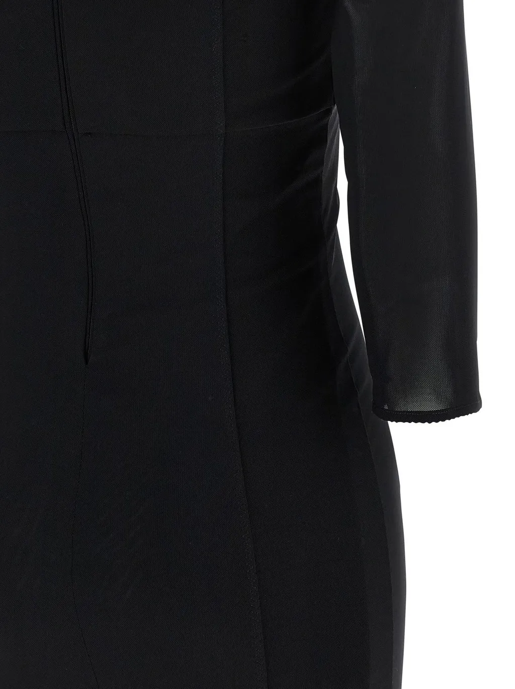 Pinko Giostra Semi-Sheer Midi Dress