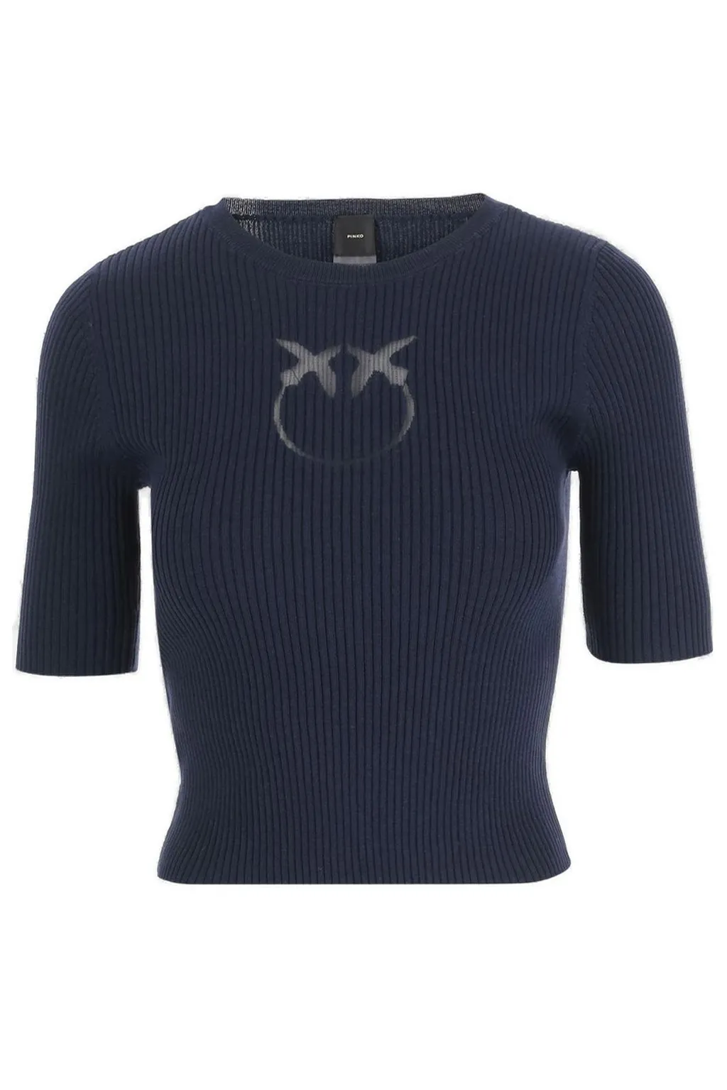 Pinko Love Birds Crewneck Knitted Top