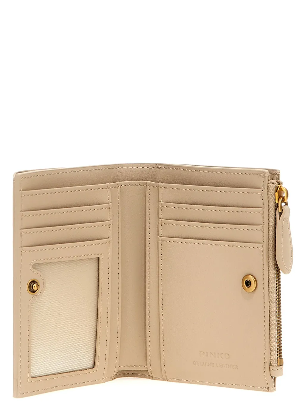 Pinko Love Compact Logo Plaque Small Wallet
