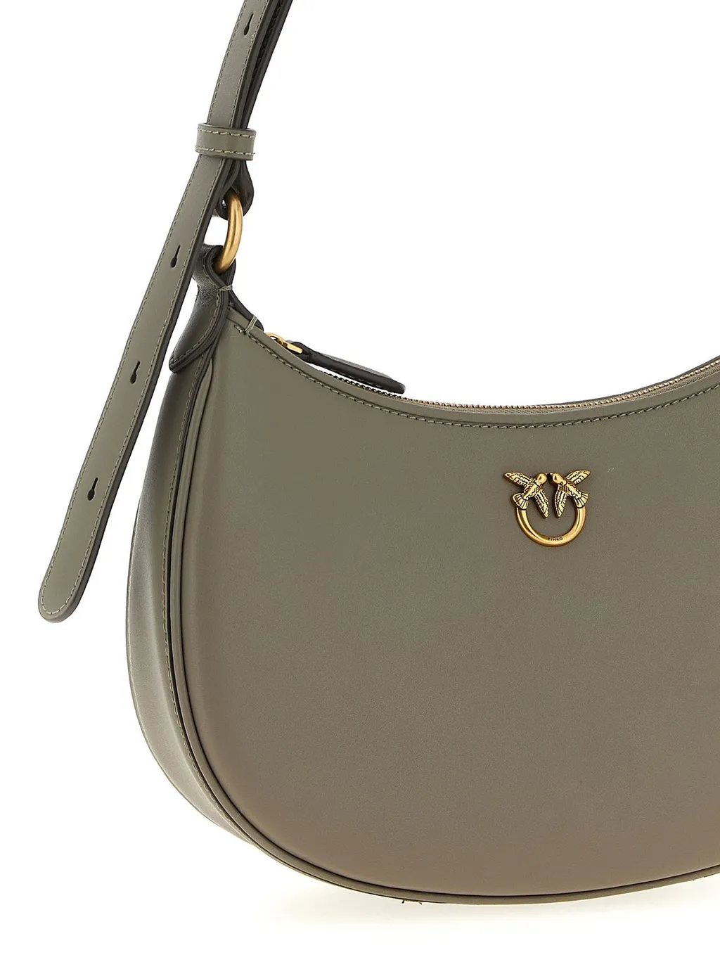 Pinko Half Moon Mini Love Shoulder Bag