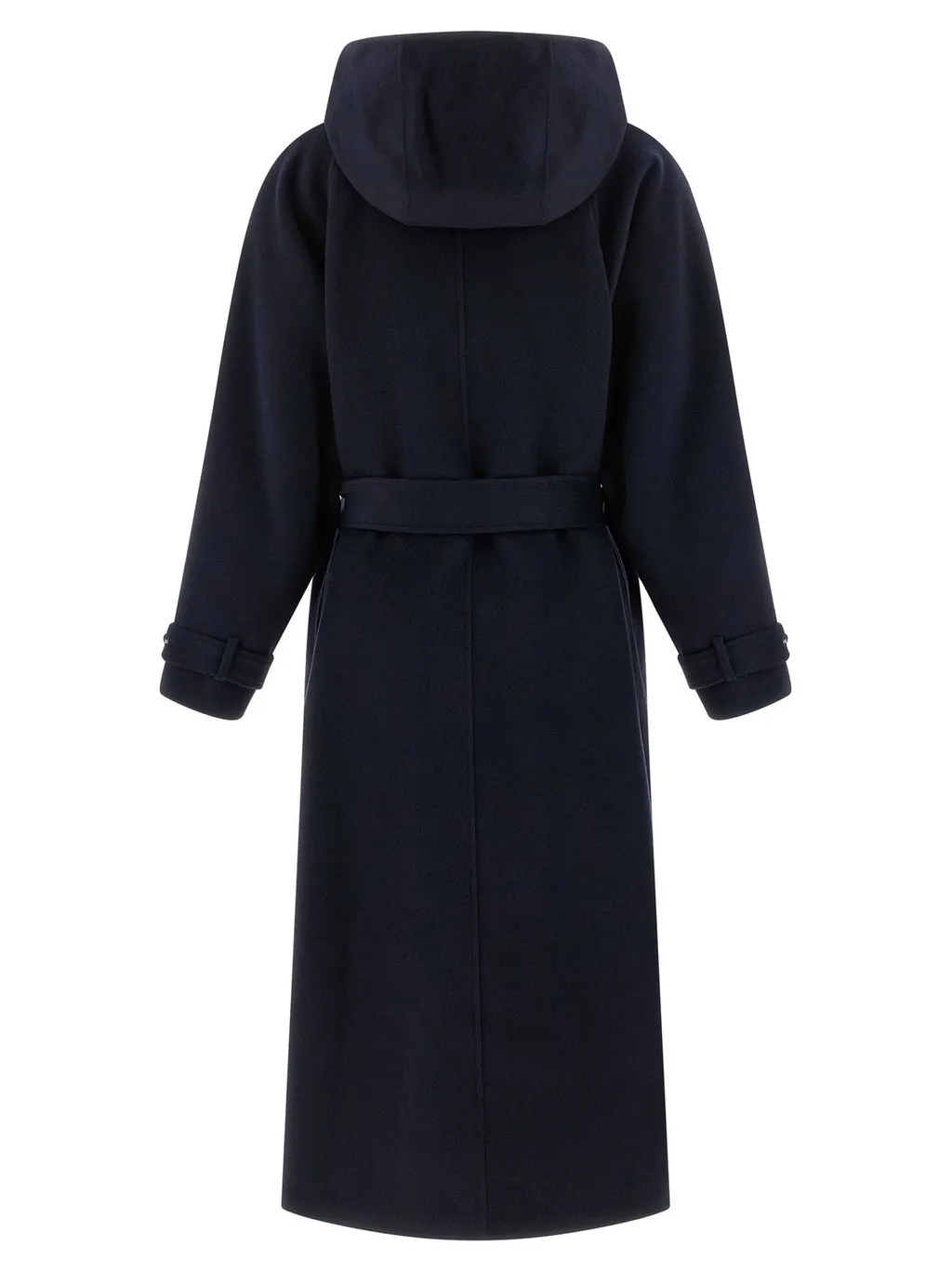 Pinko Belted Hooded Coat