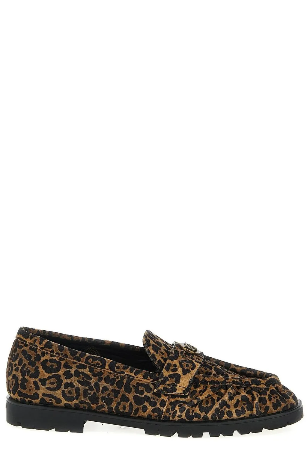 Pinko Leopard Flat Loafers