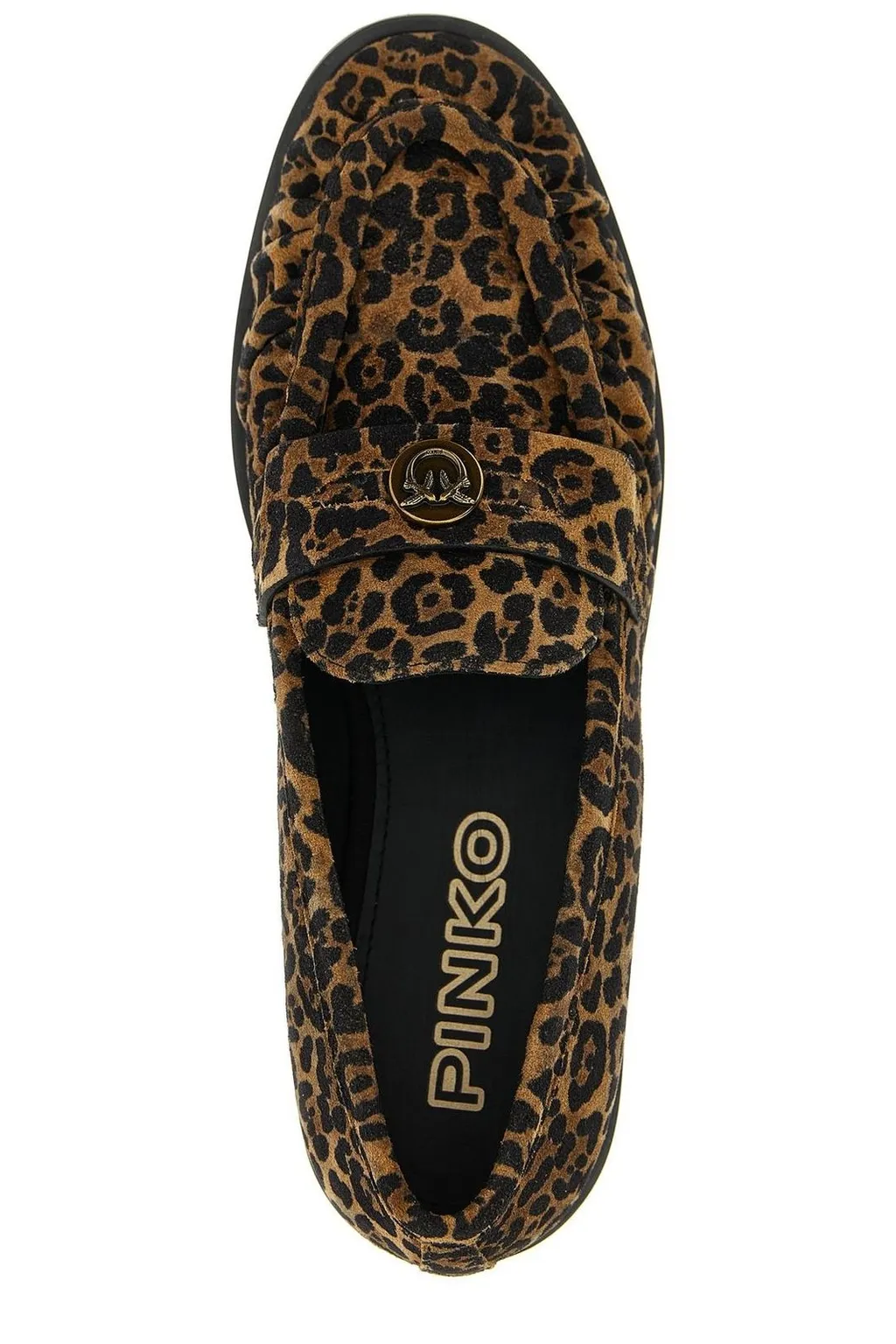 Pinko Leopard Flat Loafers