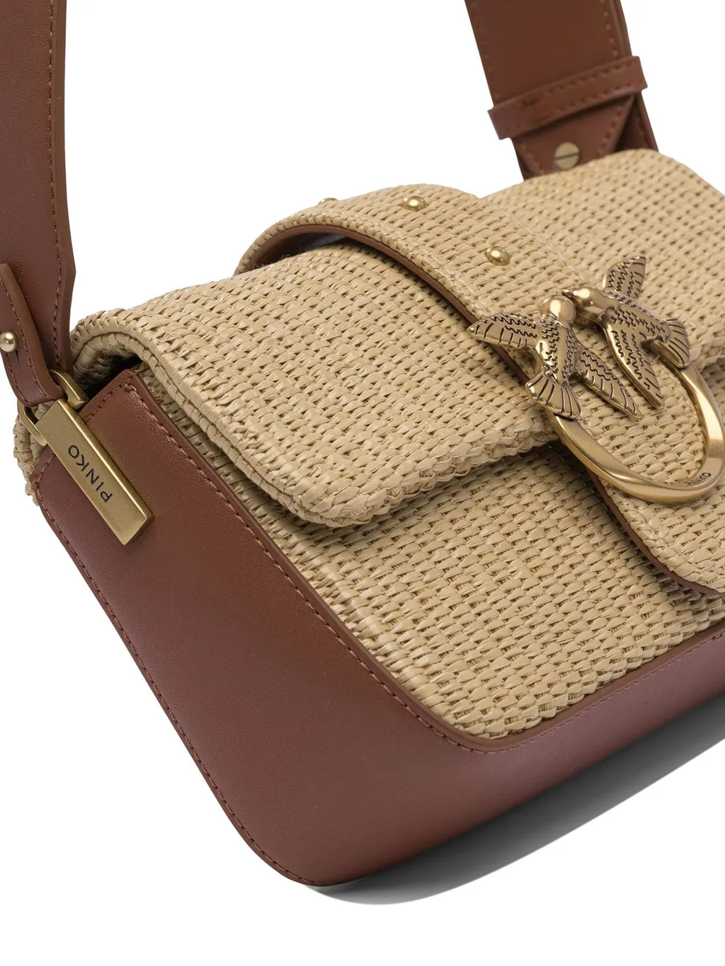 Pinko Love One Foldover Crossbody Bag