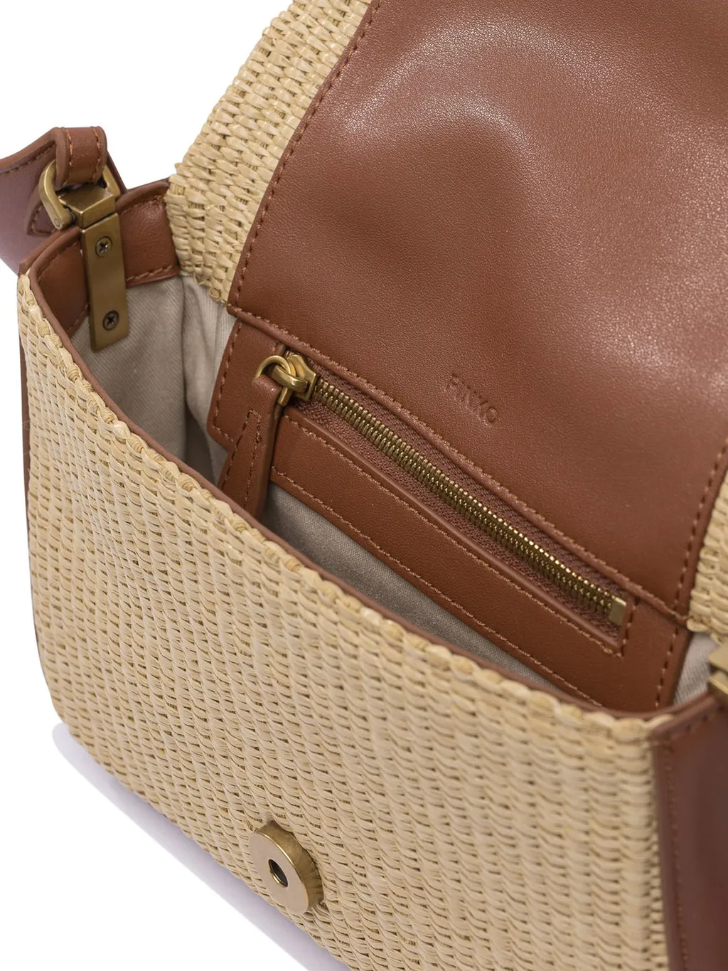 Pinko Love One Foldover Crossbody Bag