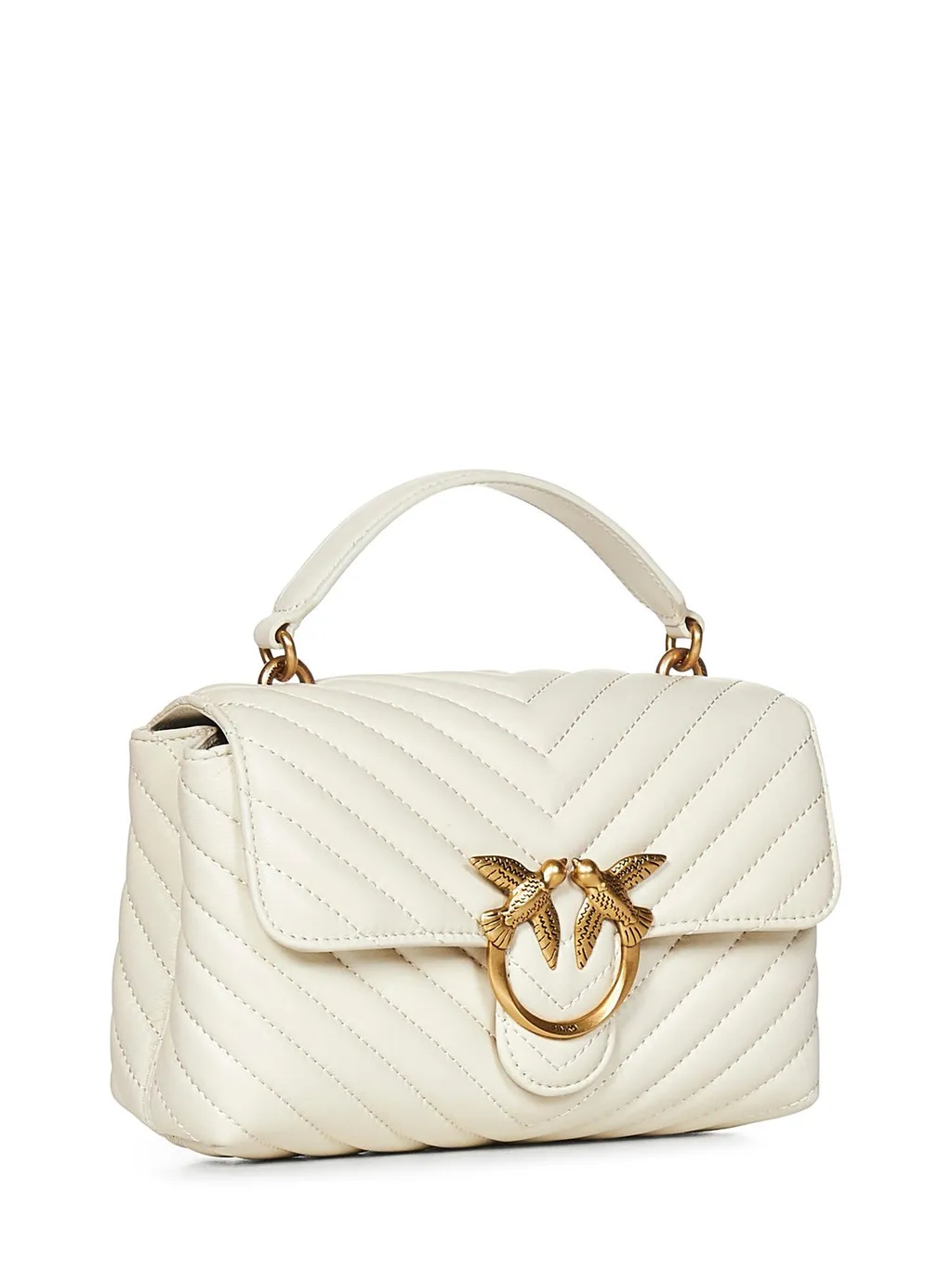 Pinko Lady Love Puff Chevron Mini Crossbody Bag