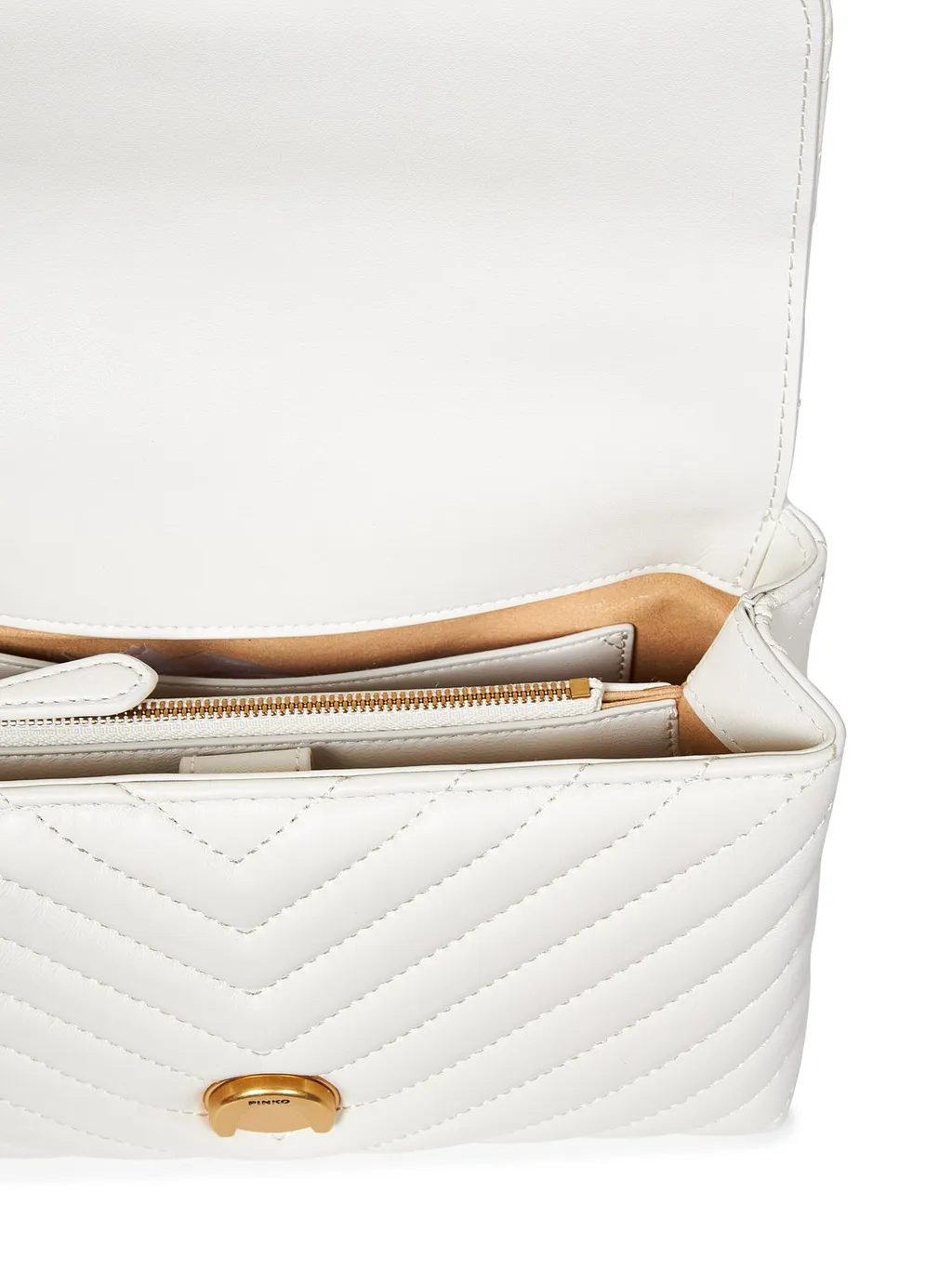 Pinko Lady Love Puff Chevron Mini Crossbody Bag