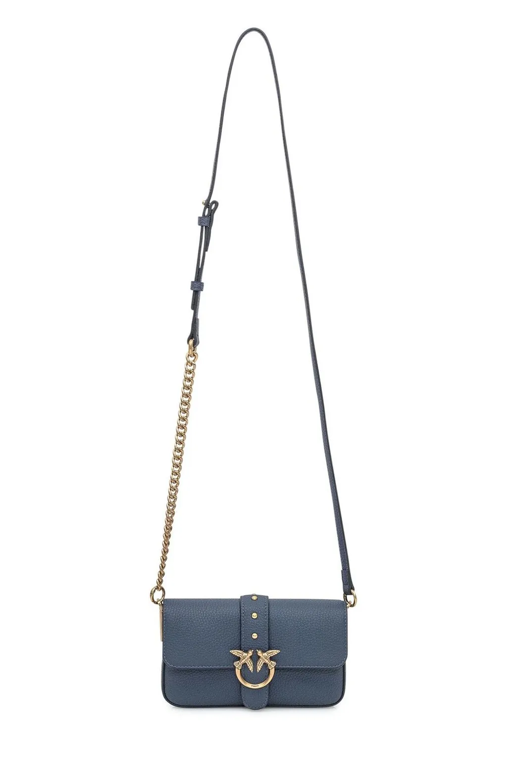 Pinko Love Birds Foldover Top Shoulder Bag