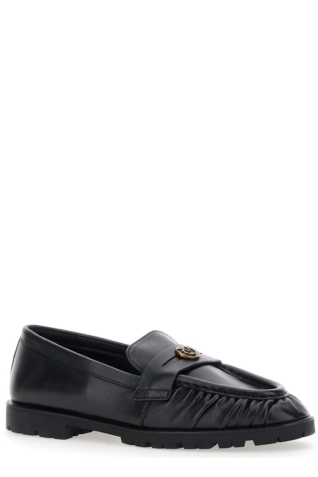 Pinko Logo Plaque Loafers