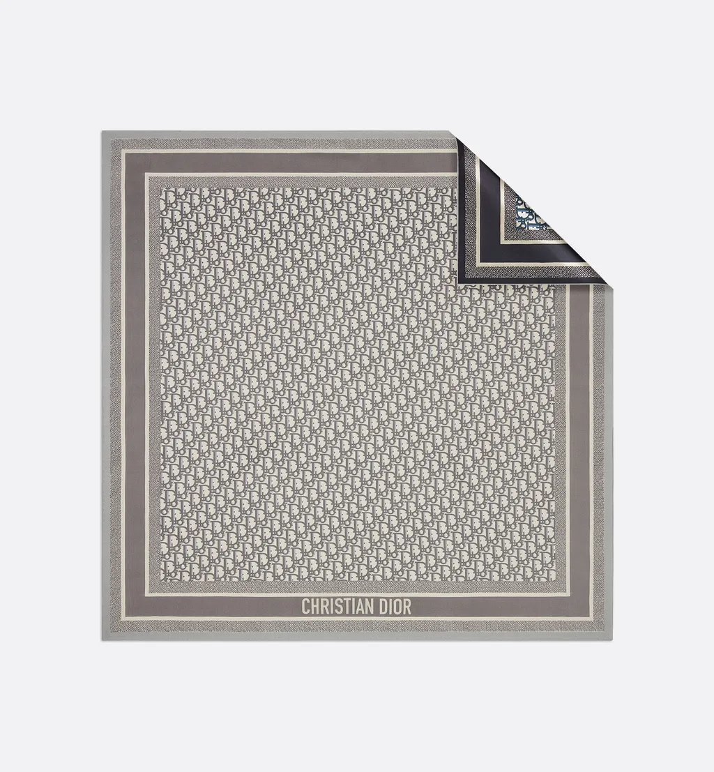 Dior Oblique Diortwin 90 Square Scarf