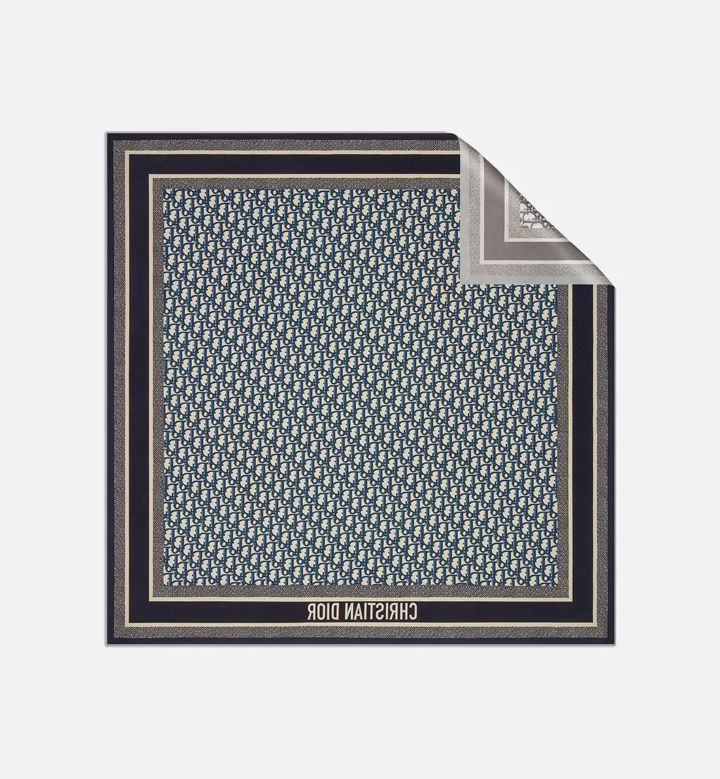 Dior Oblique Diortwin 90 Square Scarf