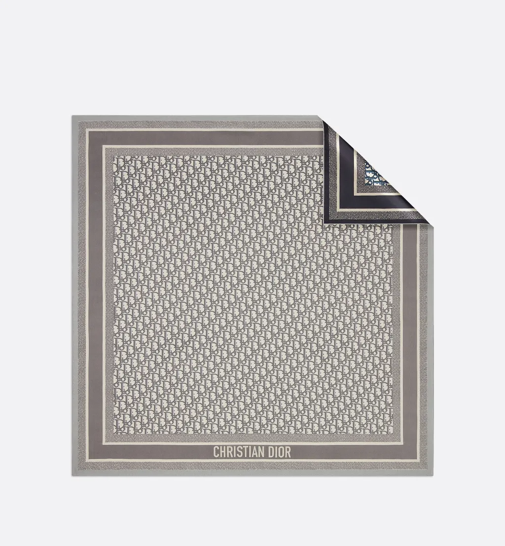 Dior Oblique Diortwin 90 Square Scarf