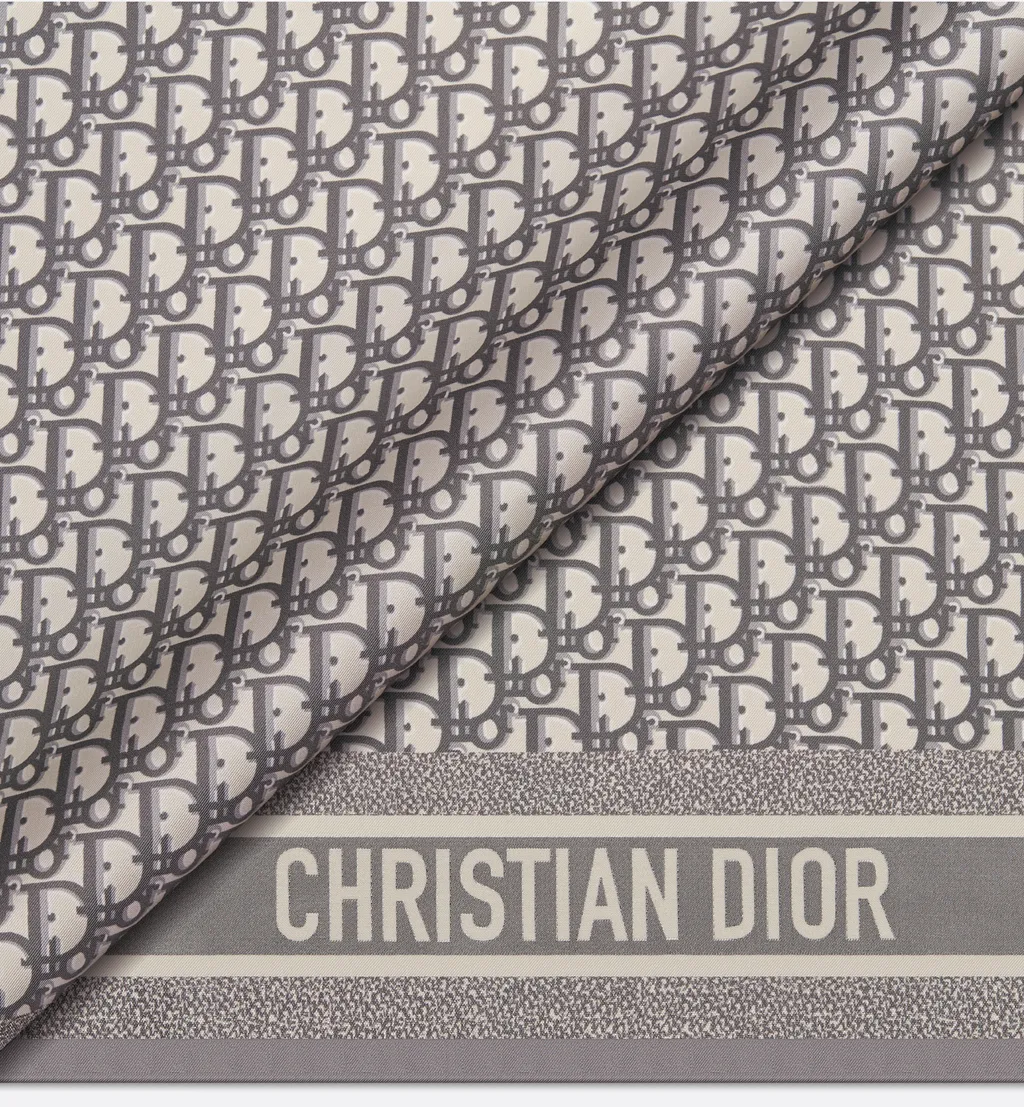 Dior Oblique Diortwin 90 Square Scarf