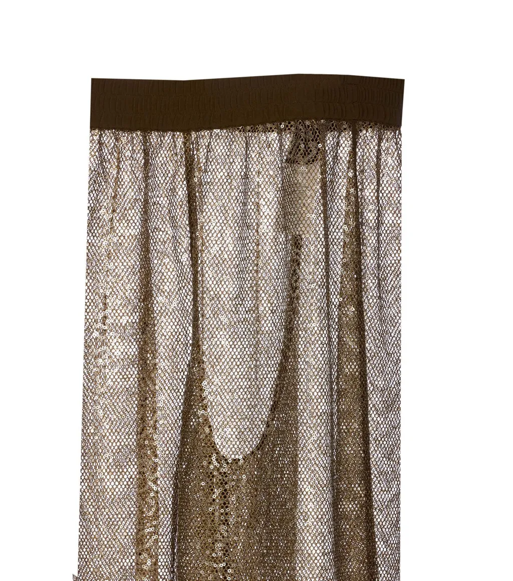 Pinko Sequinned Mesh Pants