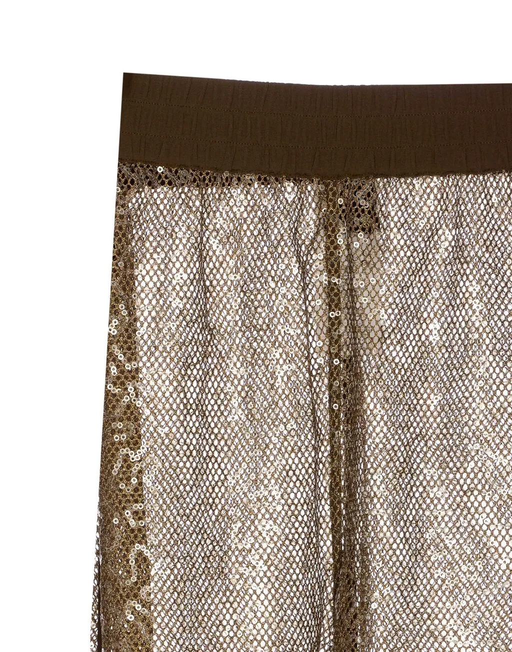 Pinko Sequinned Mesh Pants