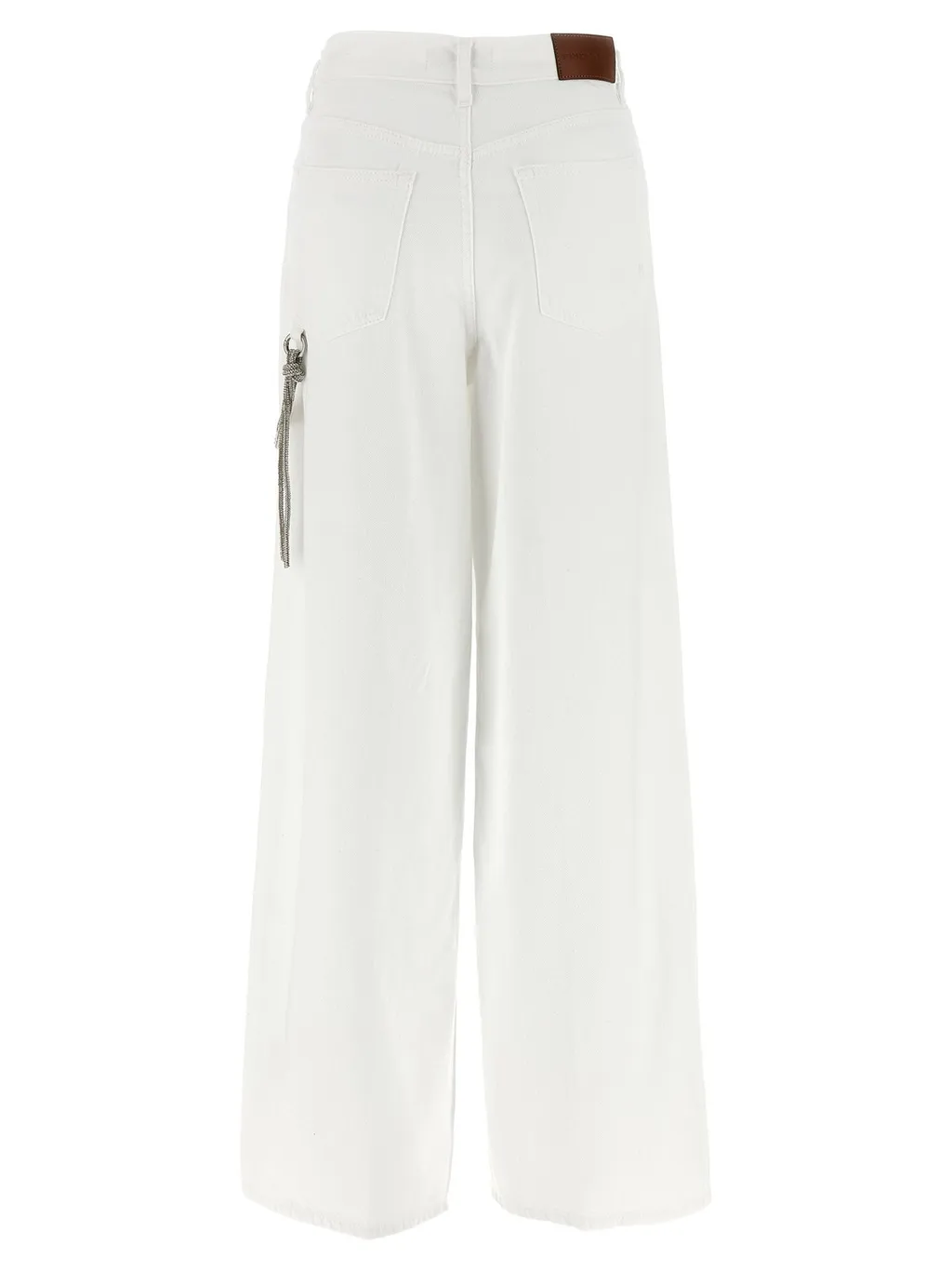 Pinko Chain Loose Wide-Leg Pants