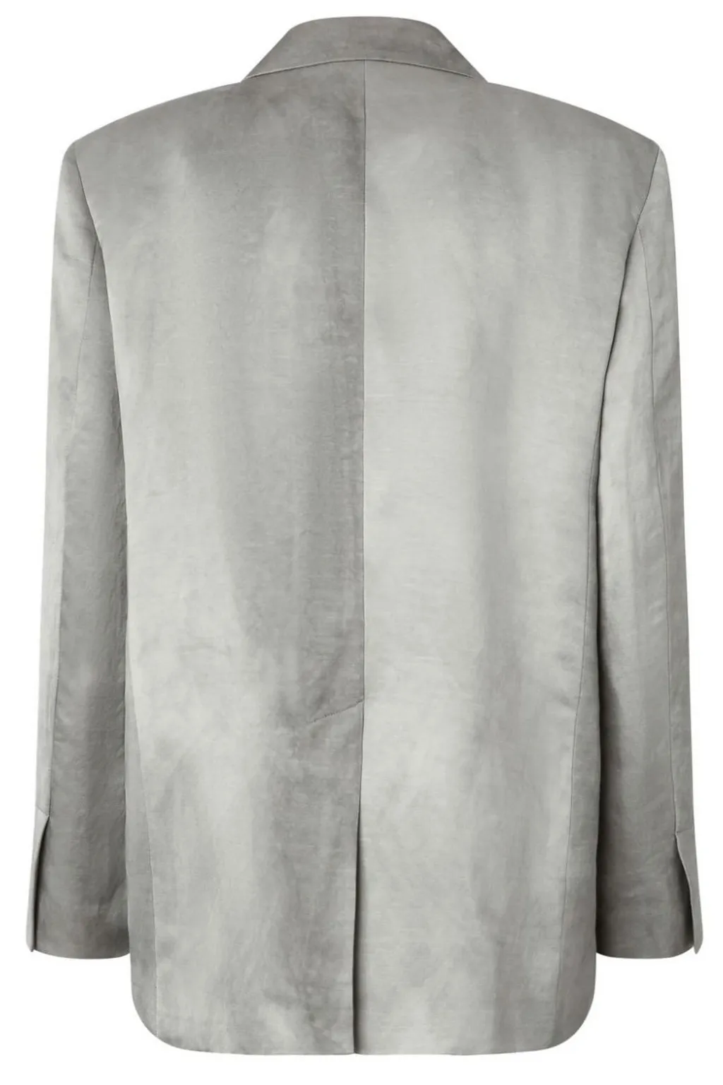Pinko For You Single-Breasted Slub Satin Blazer