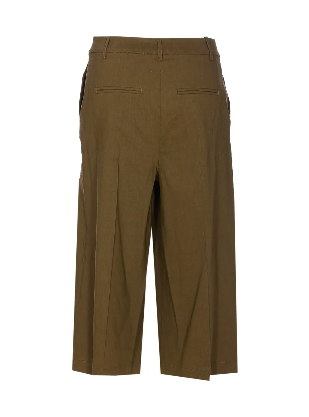 Pinko High Waist Wide-Leg Shorts