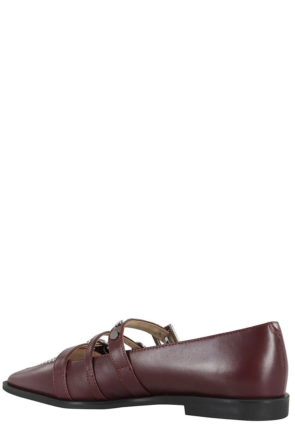 Pinko Embellished Pointed-Toe Flat-Shoes