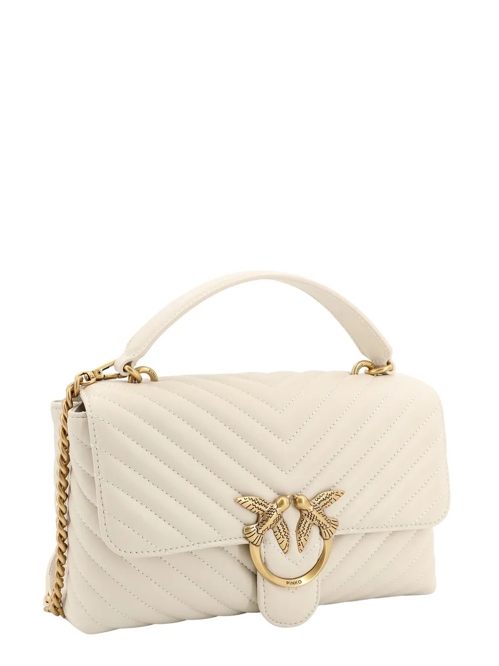 Pinko Classic Lady Love Chevron Puffer Tote Bag