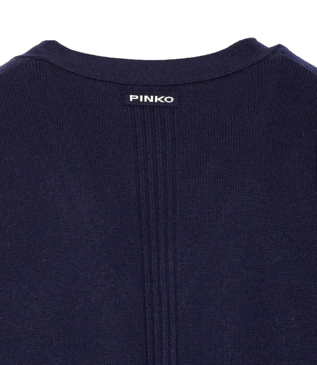 Pinko V-Neck Button-Up Cardigan