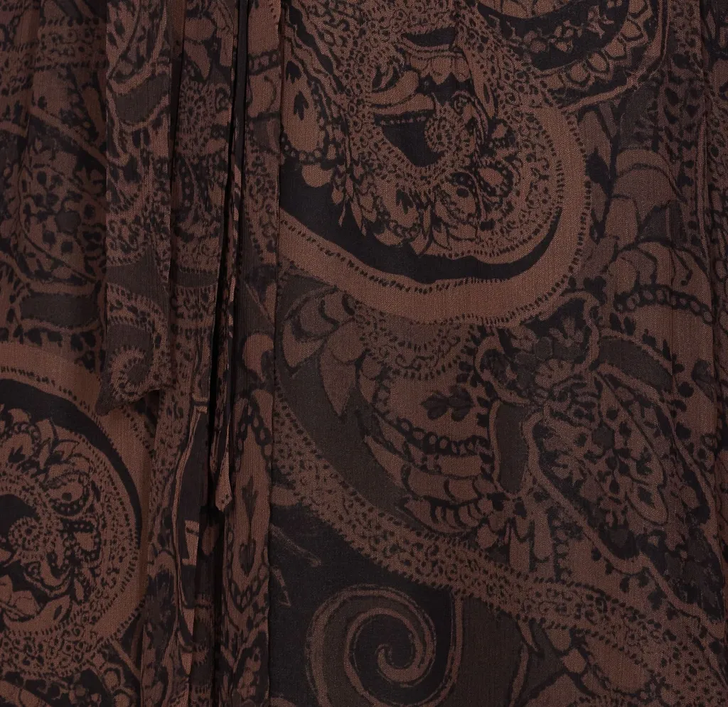 Pinko Paisley Printed CrÊPonne Dress