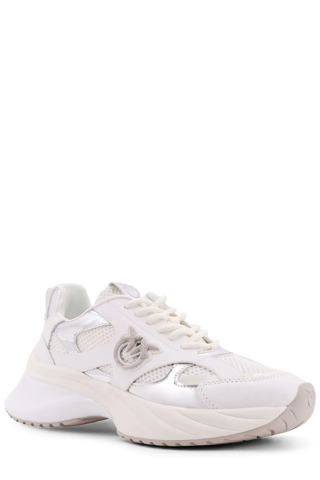 Pinko Logo-Patch Round Toe Sneakers