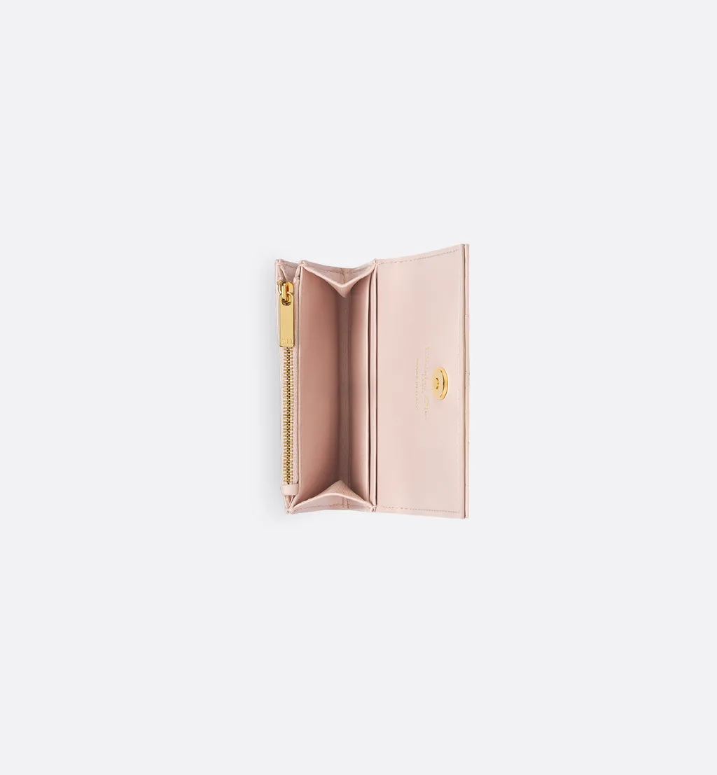 Dior Caro Glycine Wallet With Crystals