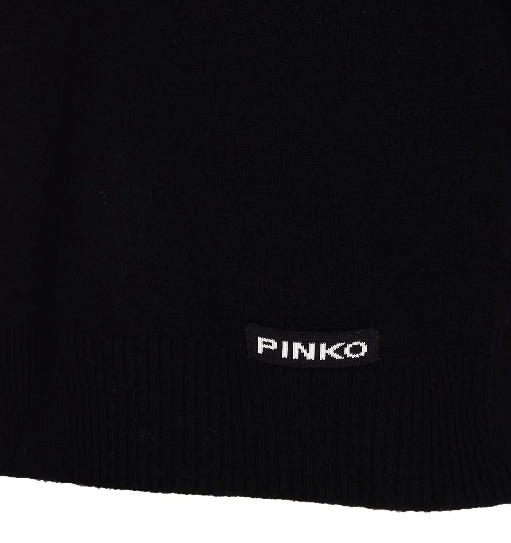 Pinko Short-Sleeved Knitted Polo Shirt