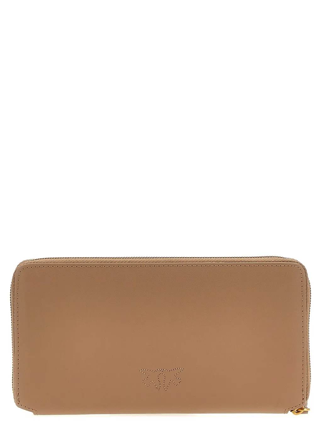 Pinko Ryder Zip-Around Leather Purse