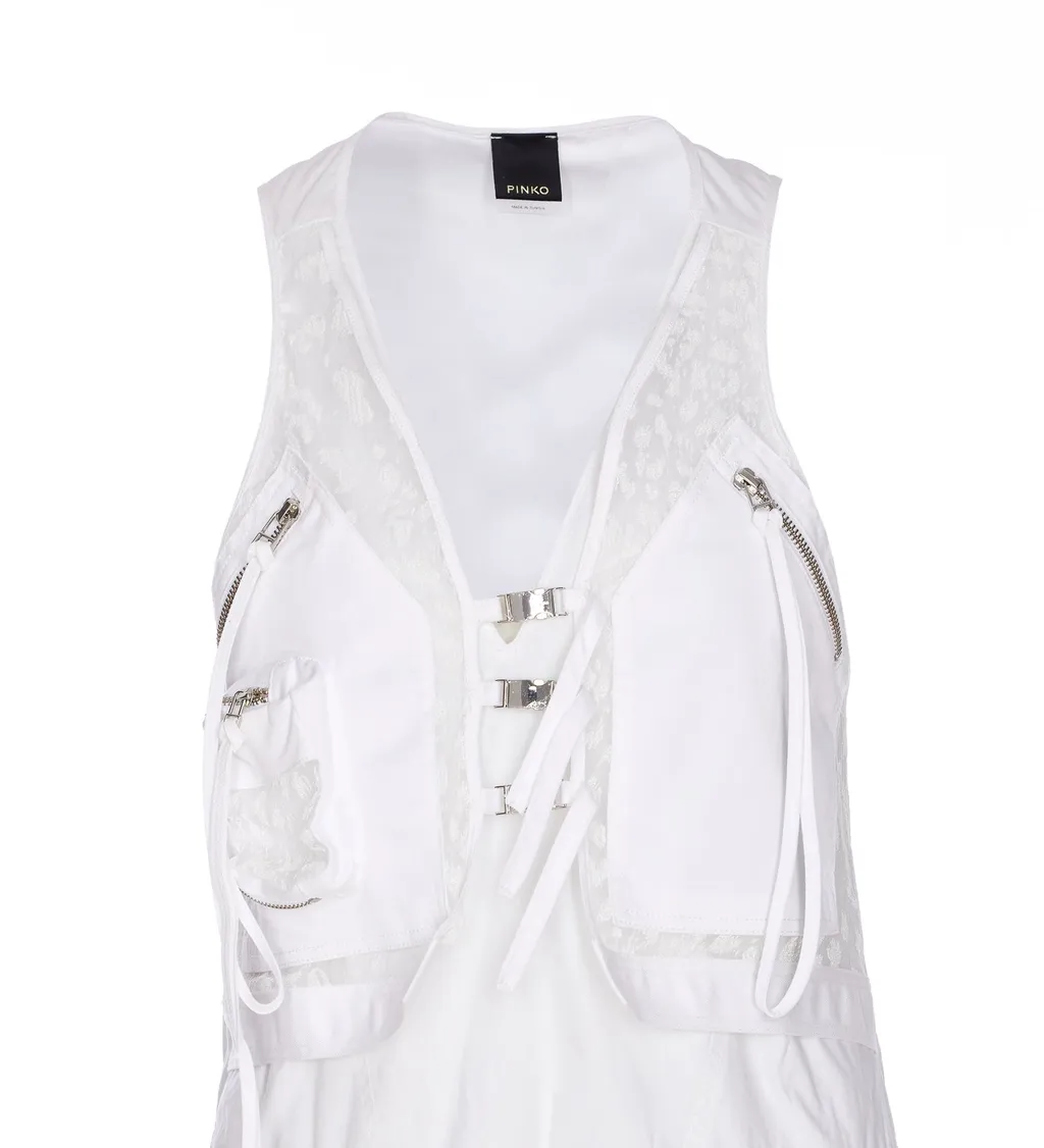 Pinko Balloon Skirt Mini Dress