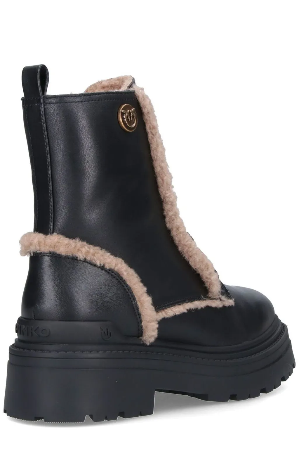 Pinko Round-Toe Zipped Boots